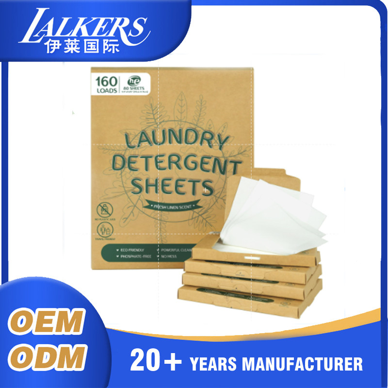 Buy cheap Modern Sustainable Laundry Detergent Sheets Lalkers Paper Washing Detergent product