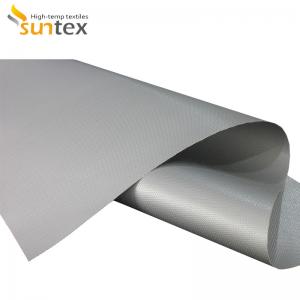 China silicone rubber coated fiberglass fabric for Expansion Joint,fire curtain,smoke curtain,welding blanket on sale