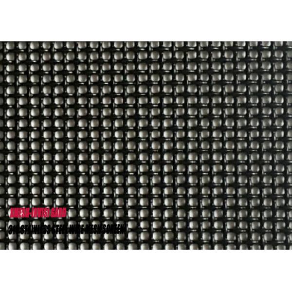 Vinyl Coated Pet Proof Flyscreen Mesh With Black Color North America Standards