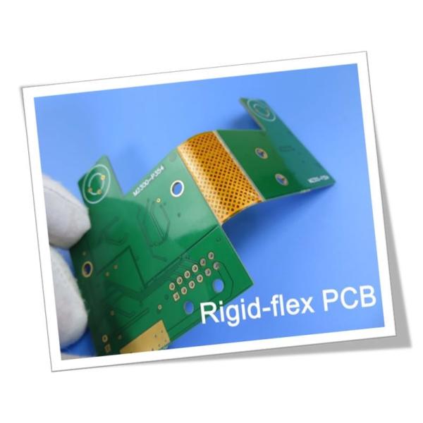 2.0mm Rigid Flex PCB 6 Layer PCB With Green Solder Mask