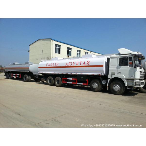 Oil Tank Full Trailer (Customizing 2-3-4 Axles Dolly Tanker 10CBM -30 For Palm Oil Crude Fuel / Petrol Oil Delivery