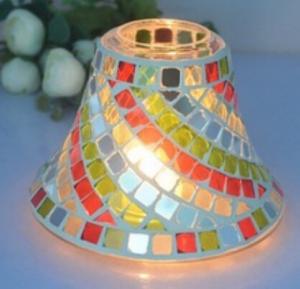 Buy cheap colorful Mosaic candle lamp for home decoration product