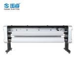 Industrial garment auto CAD inkjet printer with 2 plotting heads
