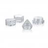 Buy cheap PS Material Round Shape 4ml Empty Cosmetic Container for Eyeshadow and Eye Cream product