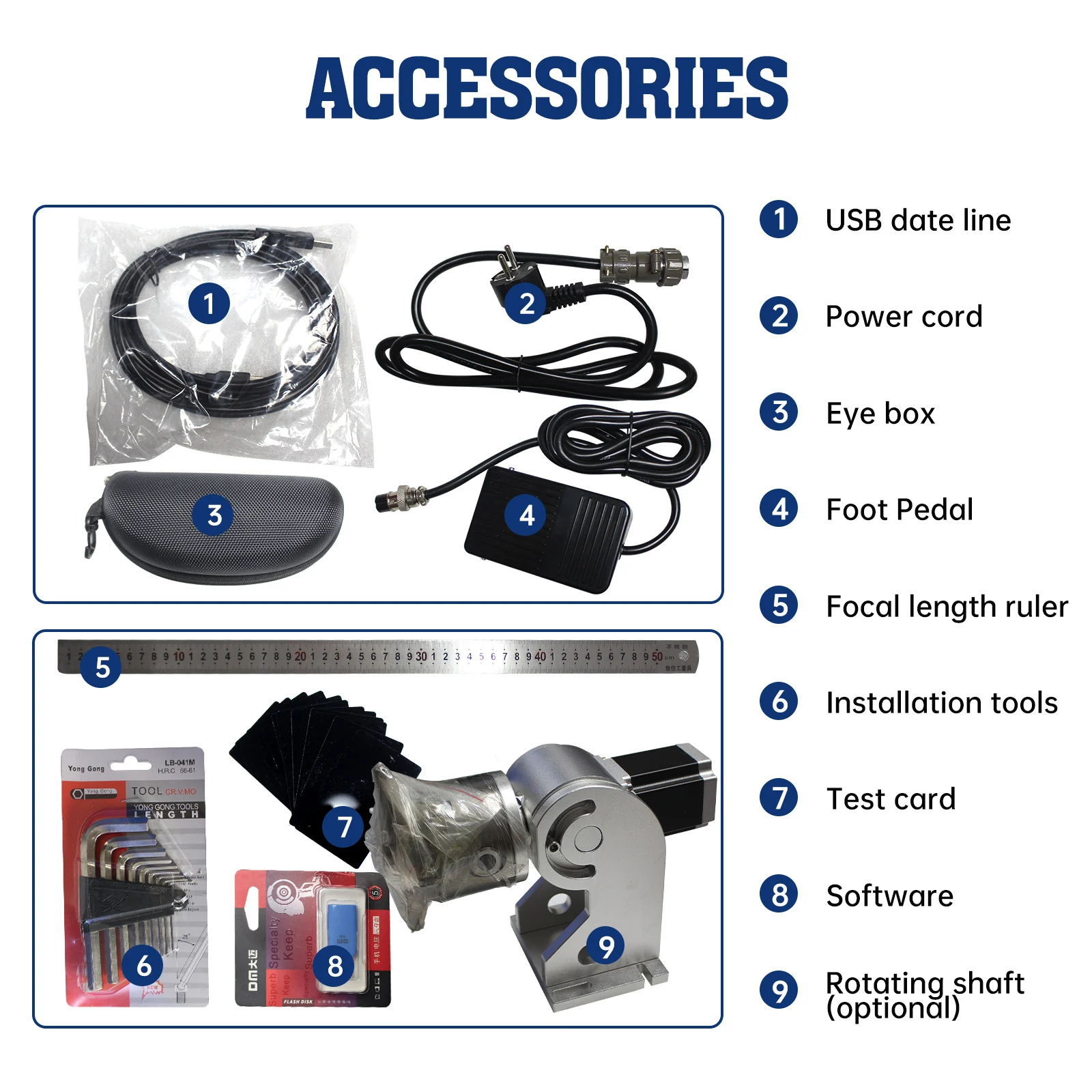 JPT MOPA M7 Fiber Laser Cutting Machine 70W 60W 50W 30W For Raycus Silver Gold