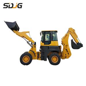Buy cheap 2500kg Towable Backhoe Loader Machine With 4 In 1 Bucket product