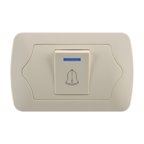 Buy cheap High Standard Residential Electrical Switches , Doorbell Single Gang Switch product