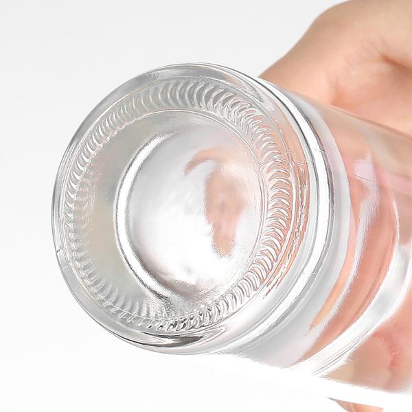 Customized 380ml 500ml 750ml Clear Glass Bottle for Liquor Vodka Empty and Affordable