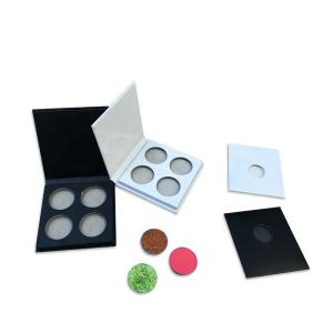 Buy cheap Square Cardboard 4 Wells Cosmetic Eyeshadow Palette product