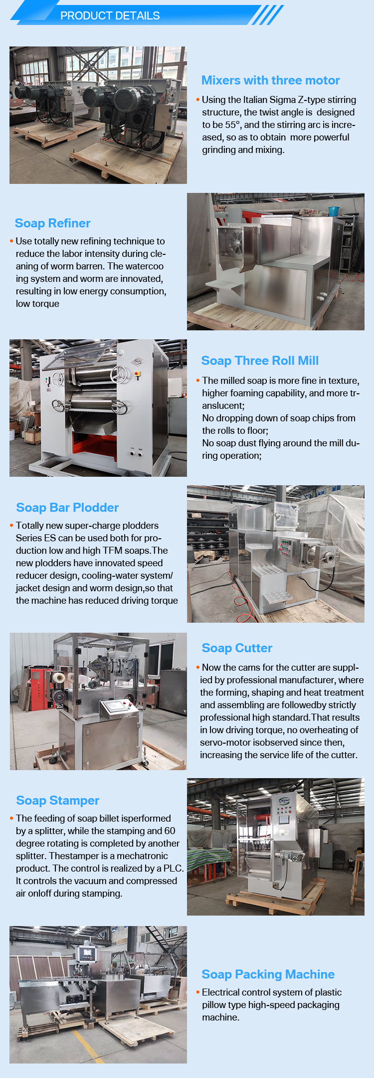2000kg/H Capacity Fully-Automatic Toilet Soap Making Machine For Stamping