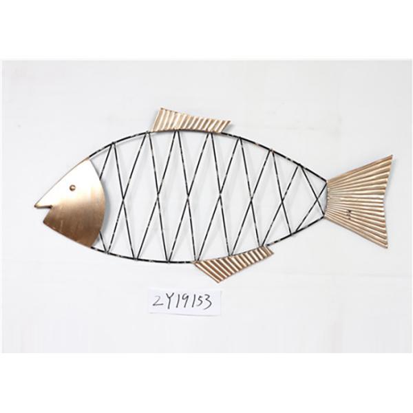 Mid Century Fish Metal Wall Art Decor