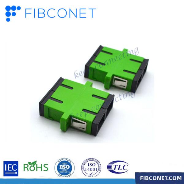 4G Network Compatible PBT Material SC Adapter for FTTH SX/DX Fiber Cores Applications