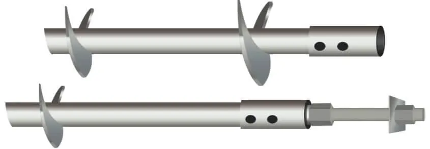 Helical Screw Piles for Foundation Solar Support Spiral Galvanized