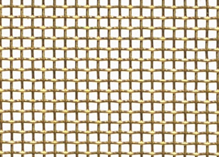 Buy cheap 1.2m 1.5m Brass Insect Screen Metal Security Mesh Roll Plain Weave product