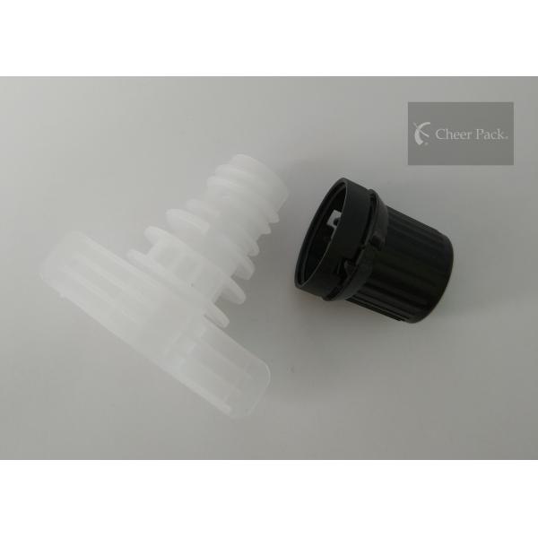 Diffirent Color Bottle Spout Cap For Doypack Packaging , 16mm Diameter