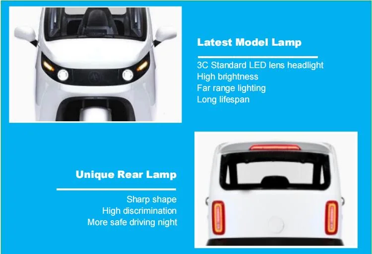 China Factory Directly Supply Cheap Price Electric Vehicle Low Speed Three Wheel Electric Car with EEC