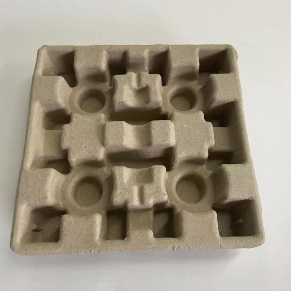Quality Environmentally Packaging 100% Recyclable Paper Pulp Moulded Trays for sale