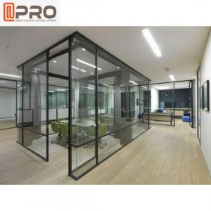 China Modern Aluminum Glass Frame Removable Wall Cool Office Partitions on sale