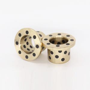 China C86300 SAE430B Manganese Bronze Flange Bushings Solid Lubricant Centrifugal Casting on sale