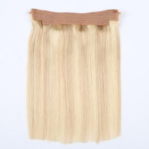 China Thick Bottom 120g Remy Double Drawn Flip Human In Hair Extensions Halo Hair Extension on sale