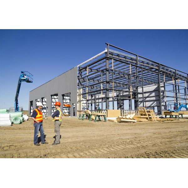 Customized Prefab Steel Structure Warehouse Box Type Frame ISO 9001 CE Standard