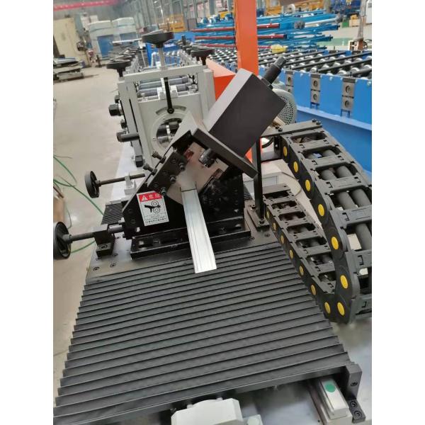 Portable Omega Roll Forming Machine CE ISO9001 Approval With Punching