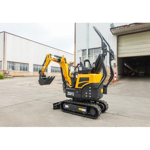 ZG012 1 Ton Mini Excavator Machine Pilot Type For Dig Trenches / Foundations