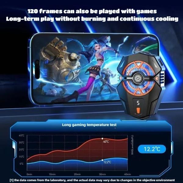 J20 Mobile Phone Cooler for PUBG Game Semiconductor Cool Heat Sink for IOS Android