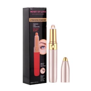 Buy cheap Gold White Micro Vibration 60 Min Electric Eyebrow Trimmer product