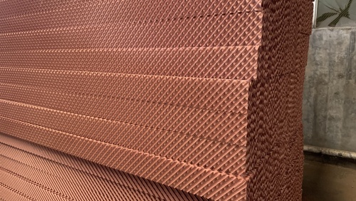 Xingmuyuan Poultry Cooling Cell Pad Poultry Farm Cooling Pad for Cooling System with 7090 Brown Color