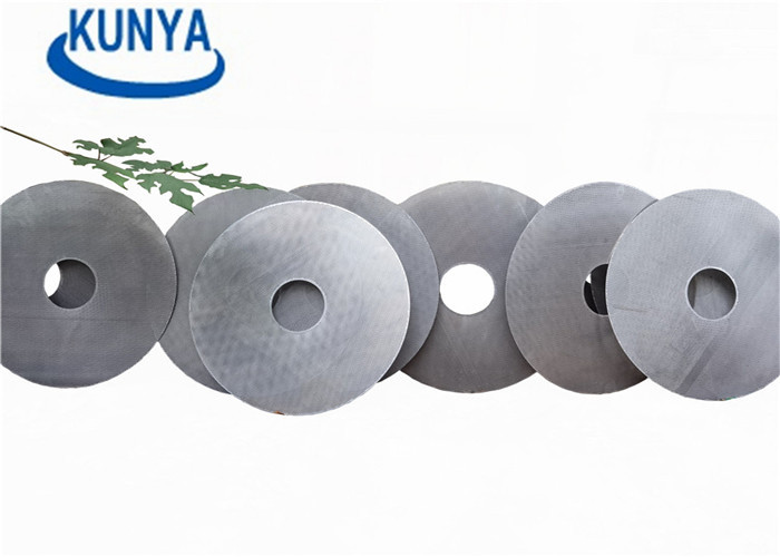 1um Flat Round Metal Sinter Wire Mesh Discs Pouching Stamping