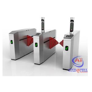 China 980mm Height Bi Directional Flap Barrier Gate Security Subway Turnstile on sale