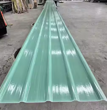Insulation Daylighting FRP Tile Corrosion Resistance Custom Color
