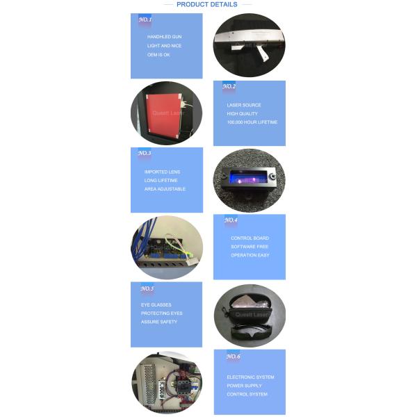 60W 100W Portable Laser Rust Removal Machine For Paint Oxide Welding Seam Portable
