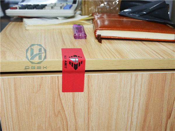 Blank Thin Egg Shell Stickers , Colourful Tamper Evident Destructible Vinyl Stickers