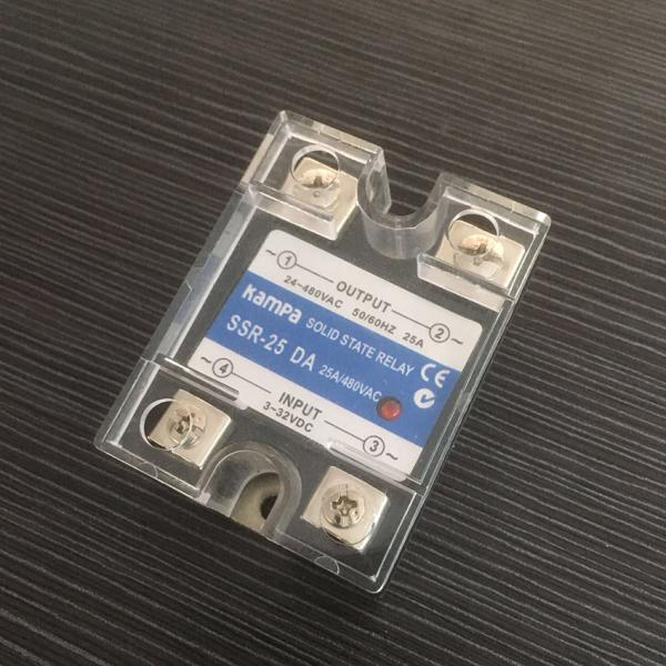 DC To AC 25A SSR (SSR-25DA) / Solid State Relay Single Phase SSR 25A Input 3-32VDC control Output 24-480VAC Relay(SSR-DA)
