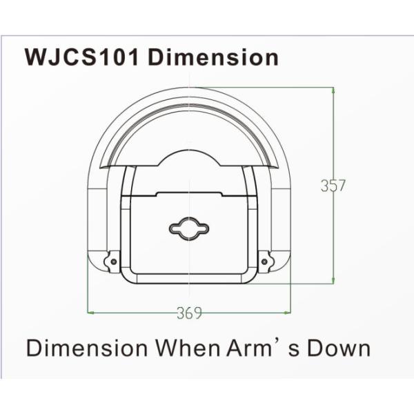 Good Sealed Electric Remote Control Parking Lock , Car Clamp Space Barrier
