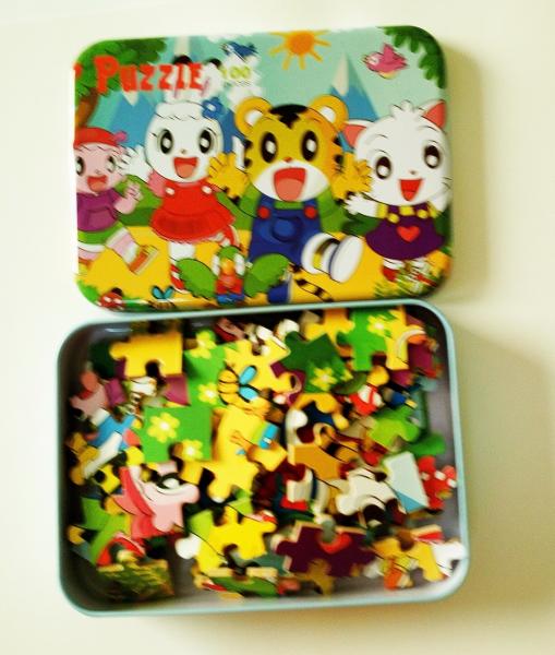 Quality Metal box with puzzle games set for sale