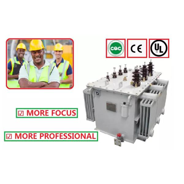 3 Phase Oil Immersed Transformer , SH-15 Sealed Amorphous Alloy Transformer