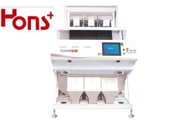 Quality 3 Chutes CCD Camera Cashew Nut Sorting Machine Automatically for sale