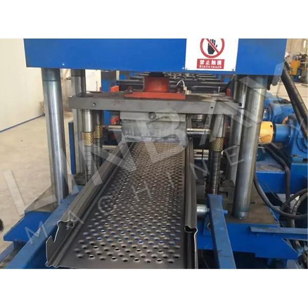 Fireproofing Gearbox Drive Cast Iron Structure Hot Dipped Galvanized Steel Scaffold Board Roll Forming Line