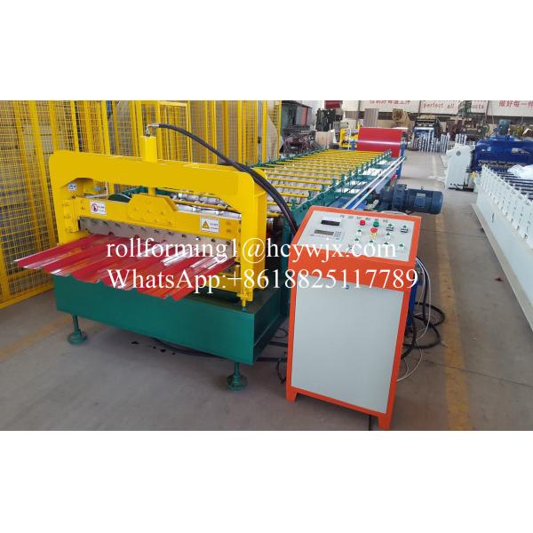 Roofing Corrugated Sheet 8kw Cold Roll Forming Machine