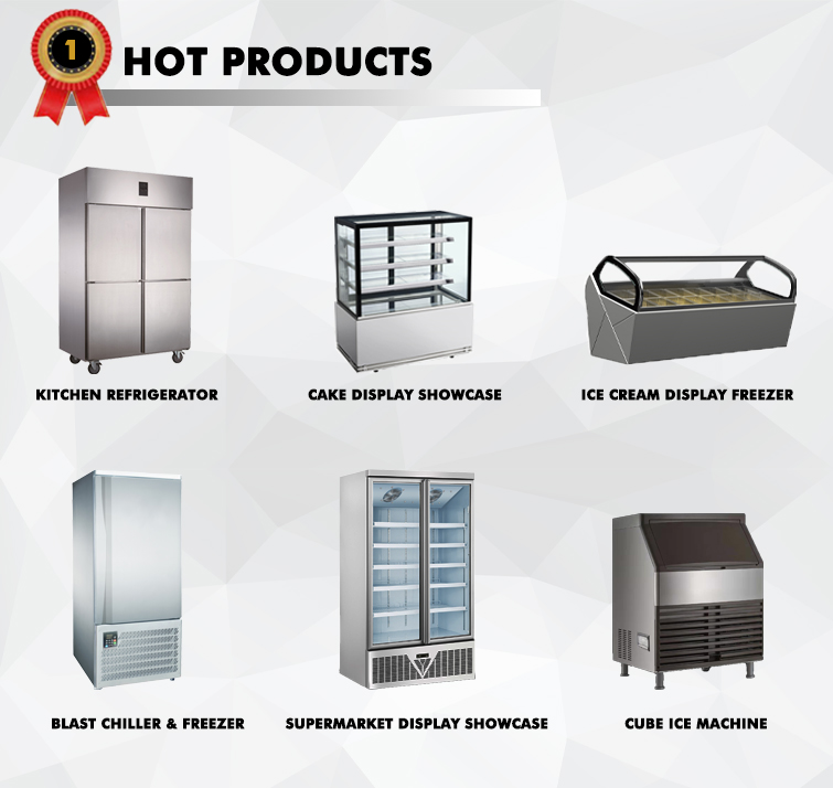 Commercial Cake Display Freezer Automatic Defrost Chiller