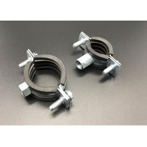 China Custom Electrical Zinc Quick Release EPDM Rubber Pipe Clamp on sale