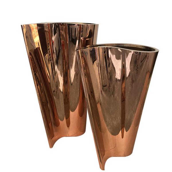 Brass hammered metal planter 12" large hammered brass planter pot