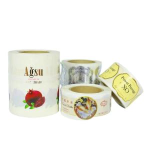 Buy cheap PE Shape Custom Bottle Label Clear Packaging Sticker Label product