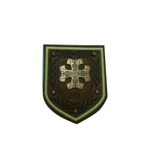 Buy cheap Personalized Embossed Leather Patches With Metal For Garment / Suitcase product
