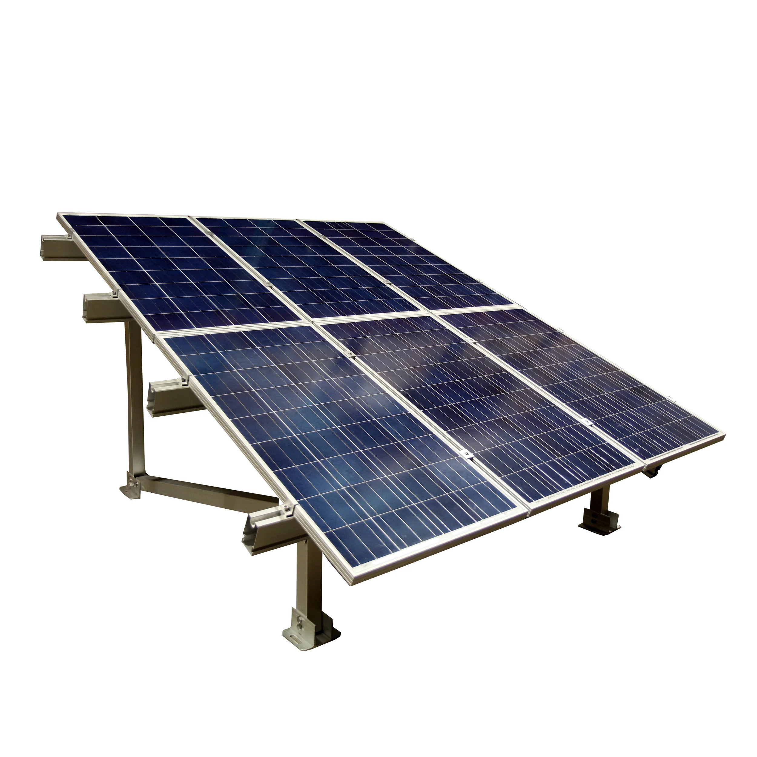 Buy cheap 6005-T5 SUS304 Solar Panel Mounting Brackets Anodized Solar Panel Ground Frame product