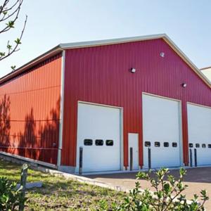Light Steel Structure Warehouse Construction , Prefabricated Warehouse Building