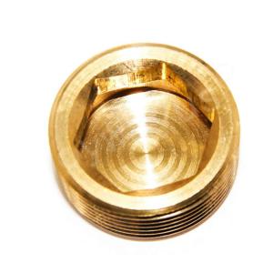CNC Thread Pipe Plug 1/2 Male Brass Compression Fitting